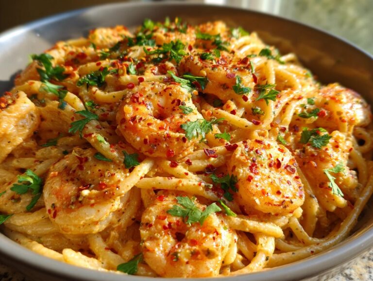 Cajun shrimp pasta - Featured