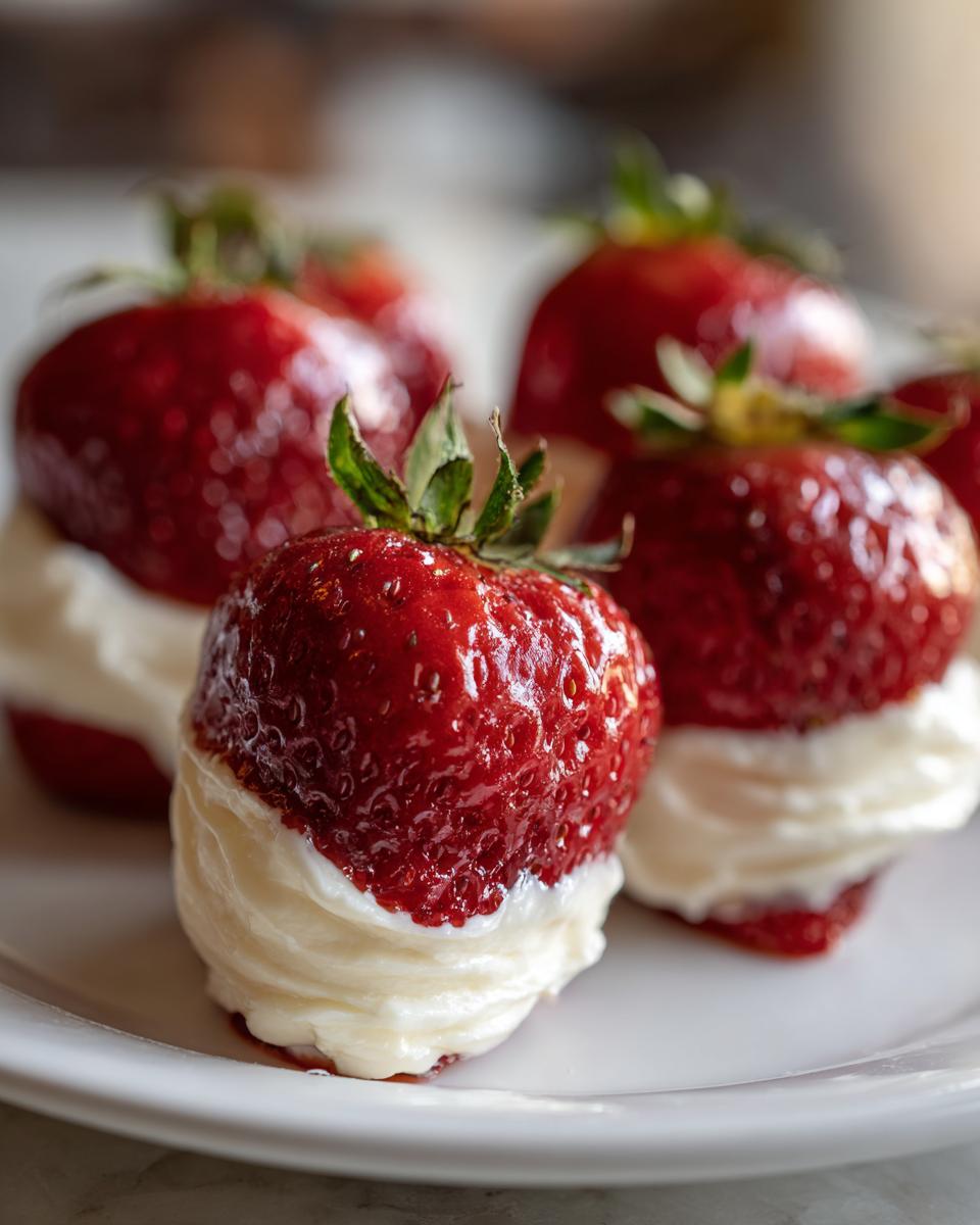 Cheesecake stuffed strawberries - Other 4
