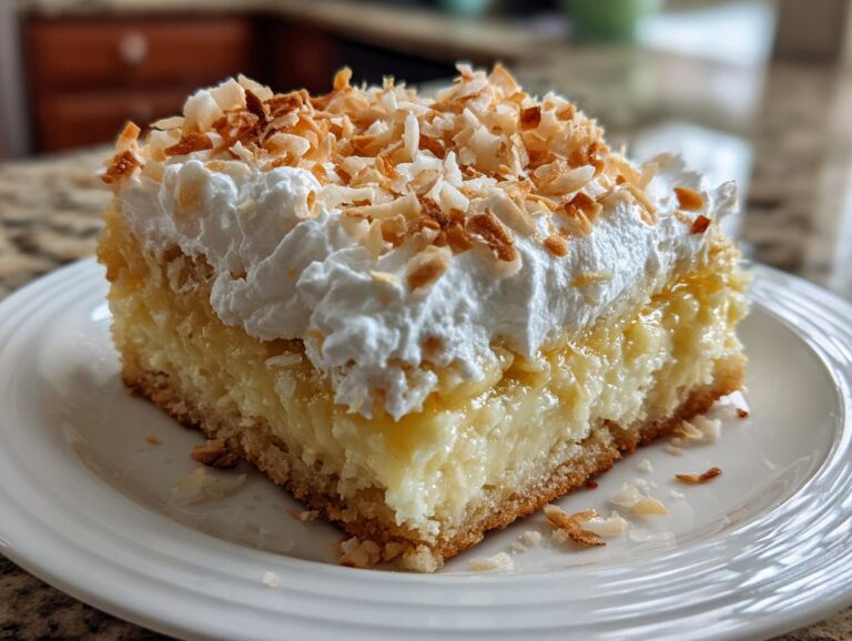 Coconut cream pie bars - Featured