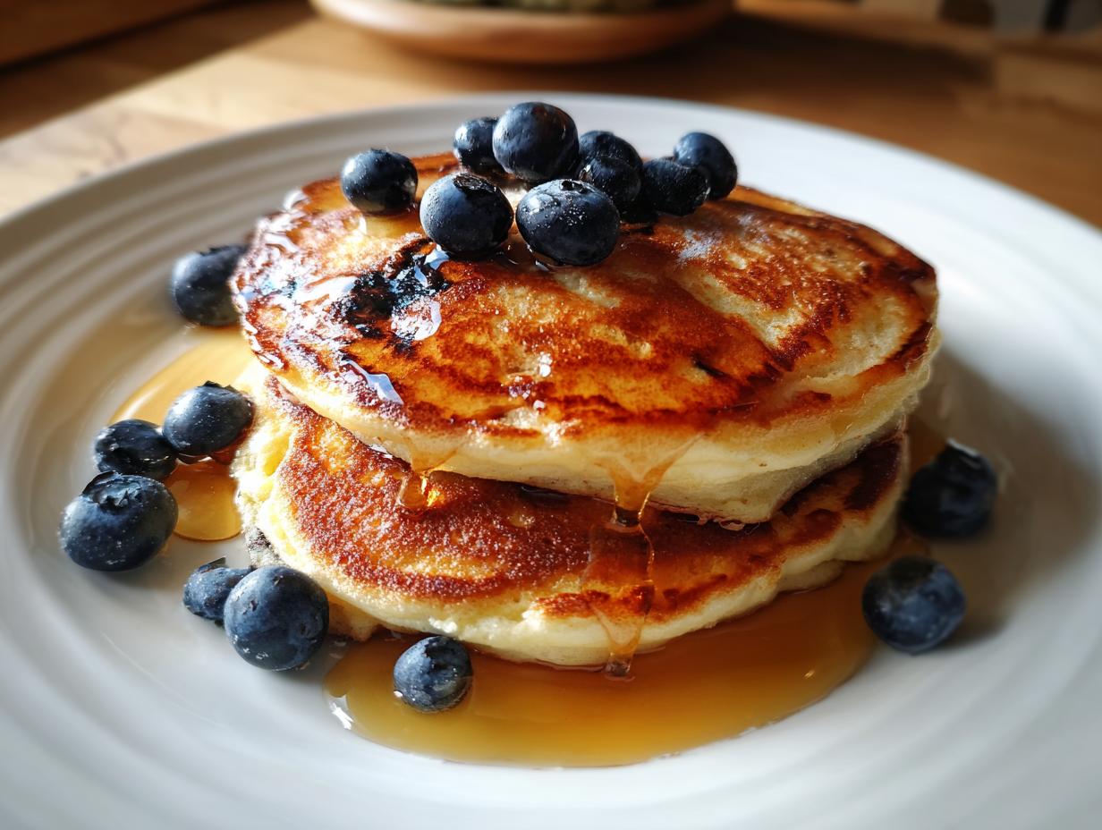 Cottage cheese pancakes - Featured