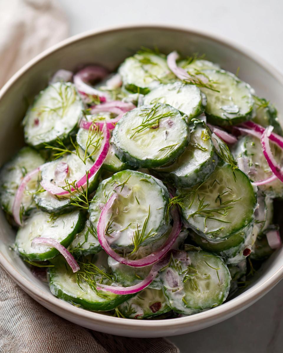 Creamy cucumber salad - Other 1