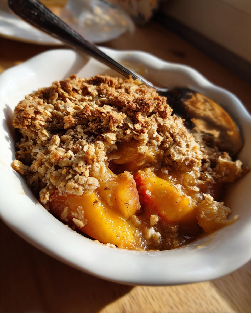 Easy peach crisp with oatmeal topping - Other 2