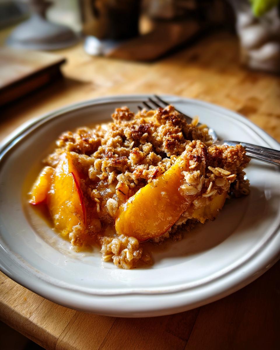 Easy peach crisp with oatmeal topping - Other 4