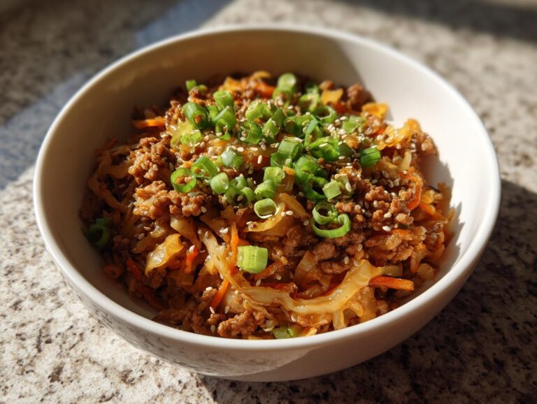 Egg roll in a bowl - Featured