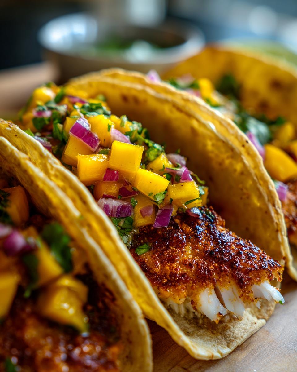 Fish tacos with mango salsa - Other 2