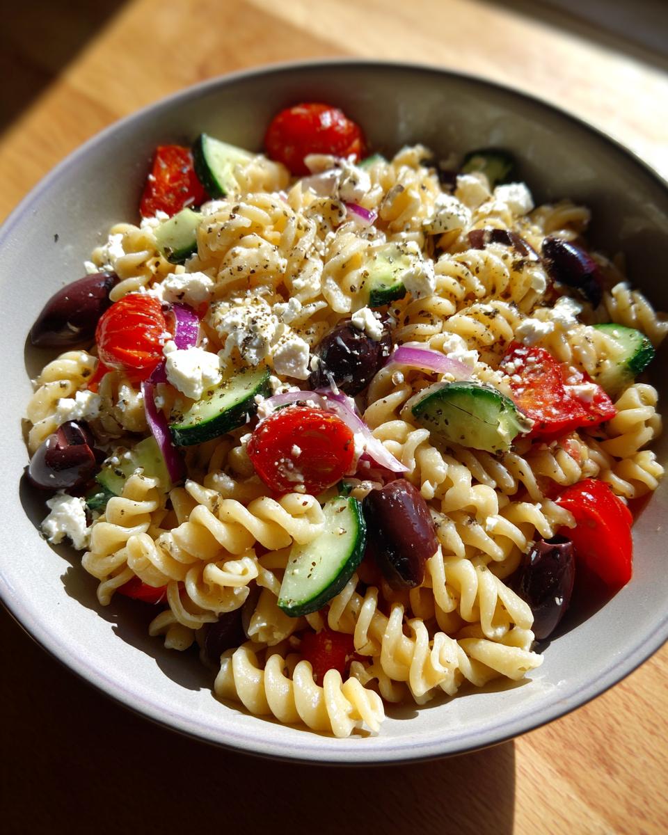 Greek pasta salad with feta and olives - Other 2