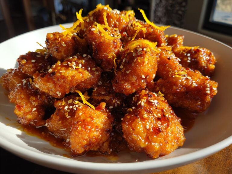 Homemade orange chicken - Featured