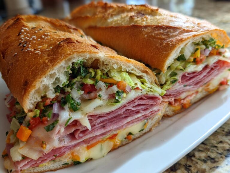 Italian Grinder salad sandwich - Featured
