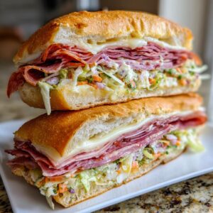Italian Grinder salad sandwich - Tasty