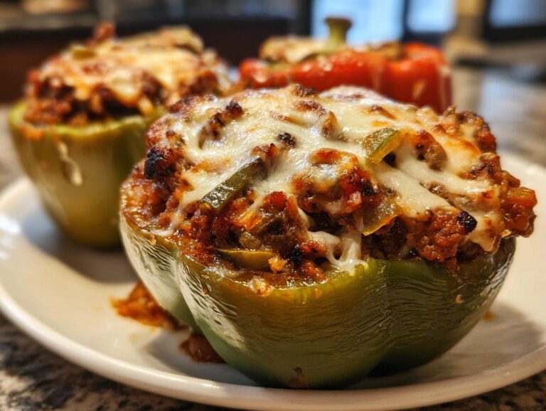 Amazing Philly cheesesteak stuffed peppers
