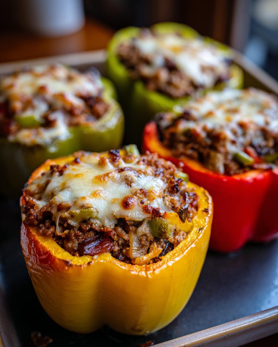 Philly cheesesteak stuffed peppers - Other 3