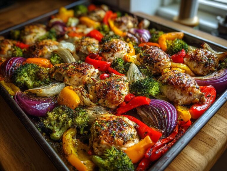 Sheet pan chicken and vegetables - Featured