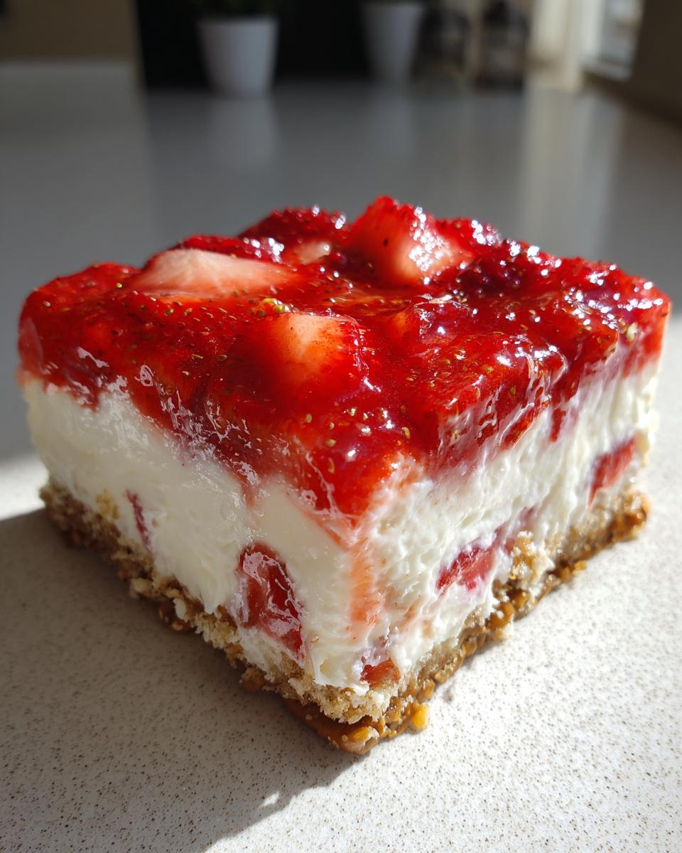 Strawberry pretzel salad dessert - Other 2