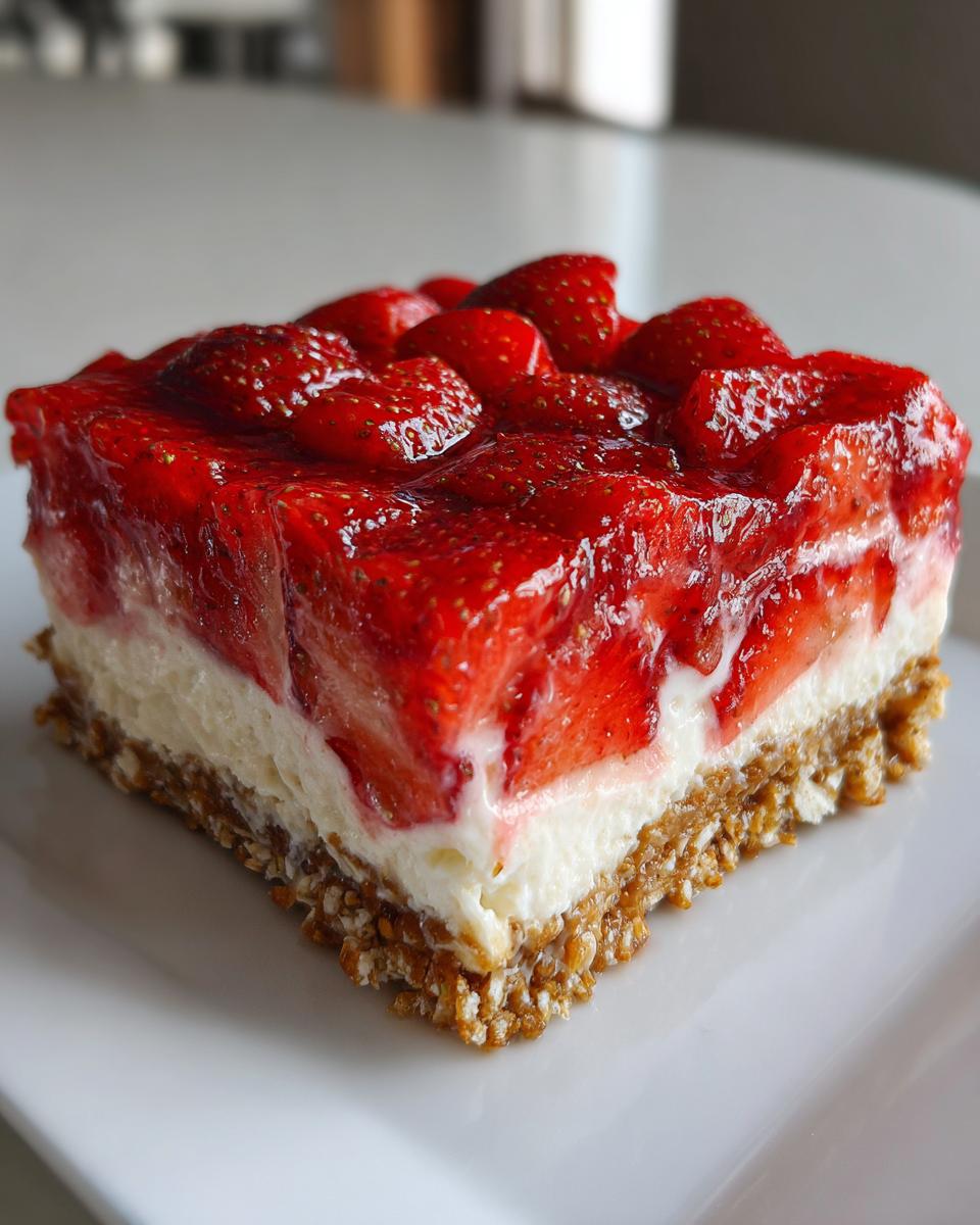 Strawberry pretzel salad dessert - Other 3