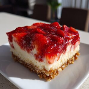 Strawberry pretzel salad dessert - Tasty