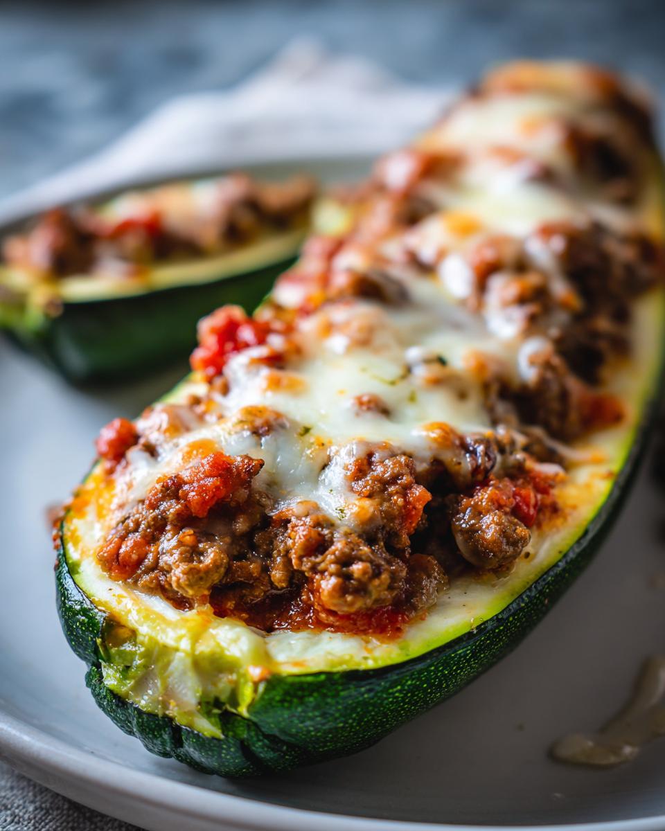 Stuffed zucchini boats with ground beef - Other 1