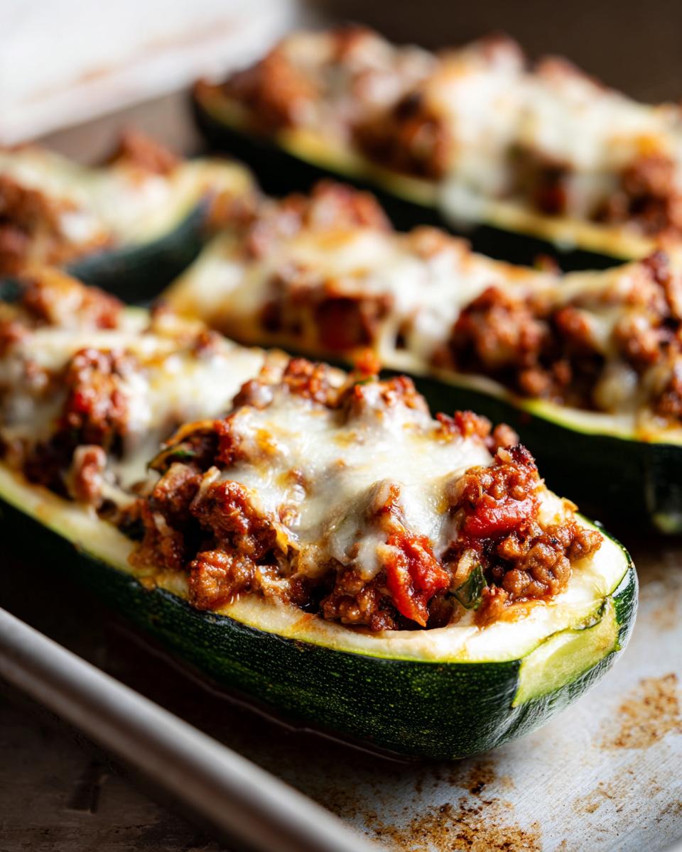Stuffed zucchini boats with ground beef - Other 2