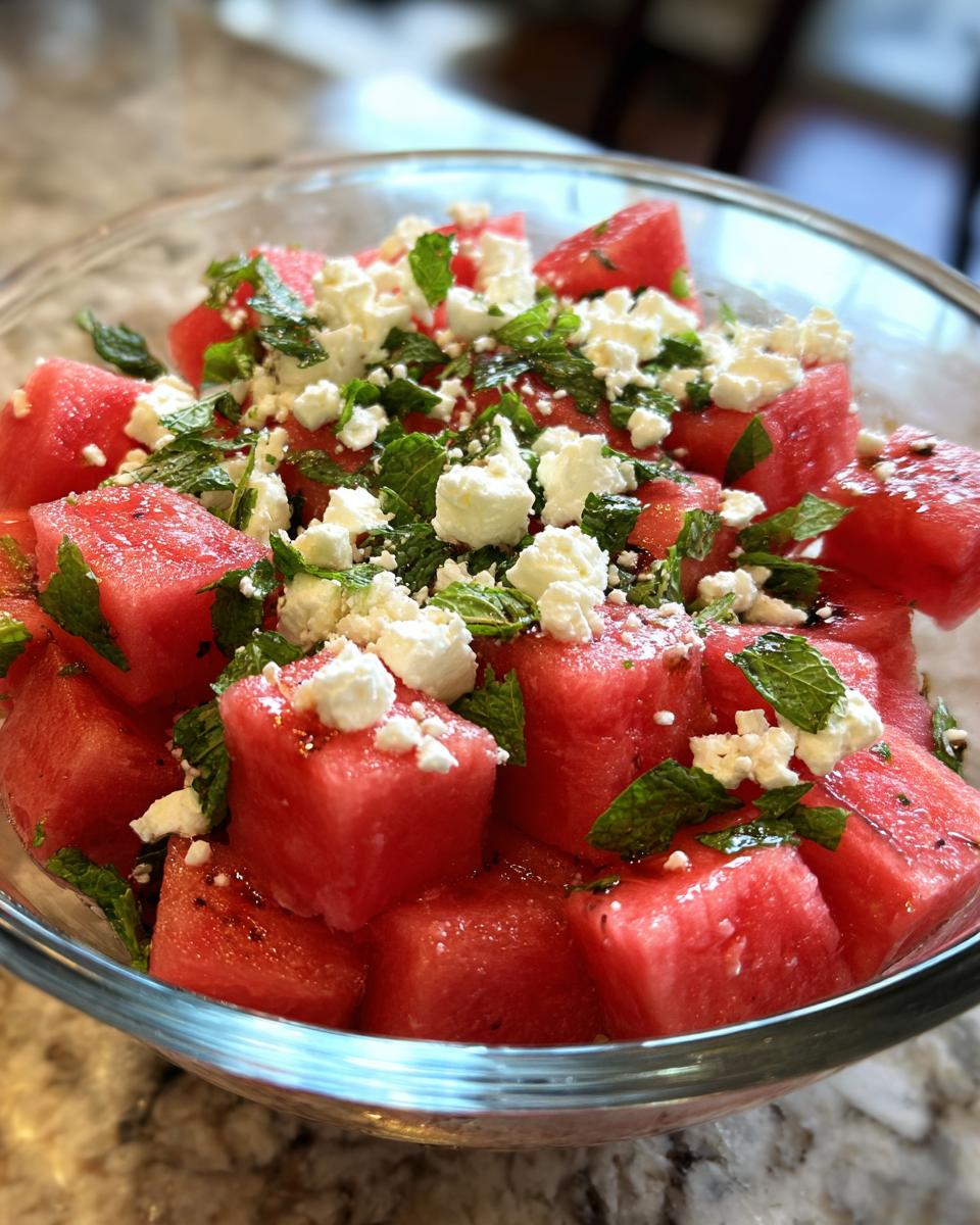 Watermelon feta mint salad - Other 2