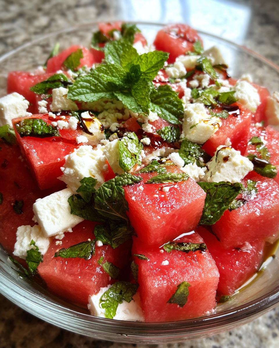 Watermelon feta mint salad - Other 4