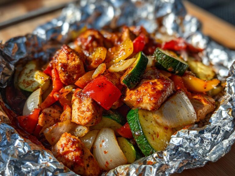 BBQ Chicken Foil Packets: 10-Minute Joy