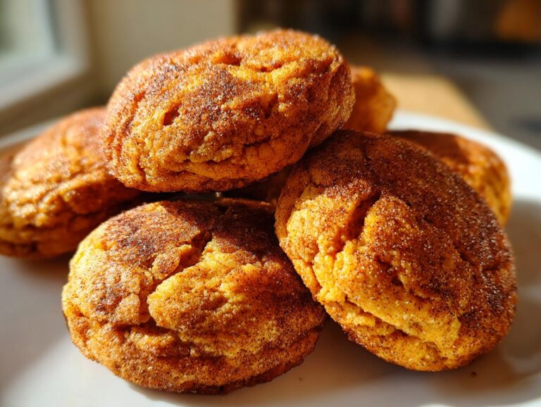 Pumpkin Snickerdoodle Cookies: 10 Chewy Bites