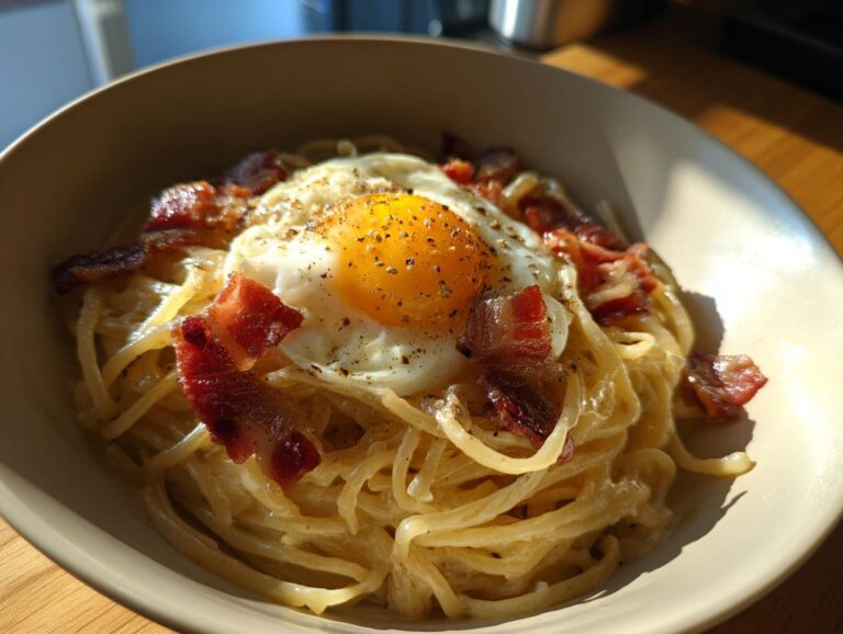Ramen Carbonara: 15 Min Creamy Dream