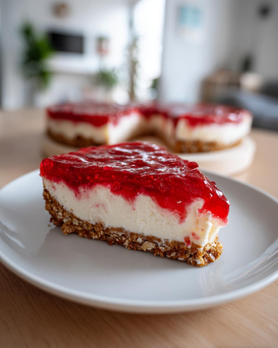 A slice of Strawberry Pretzel Salad on a plate, showcasing the pretzel crust, creamy filling, and strawberry topping.