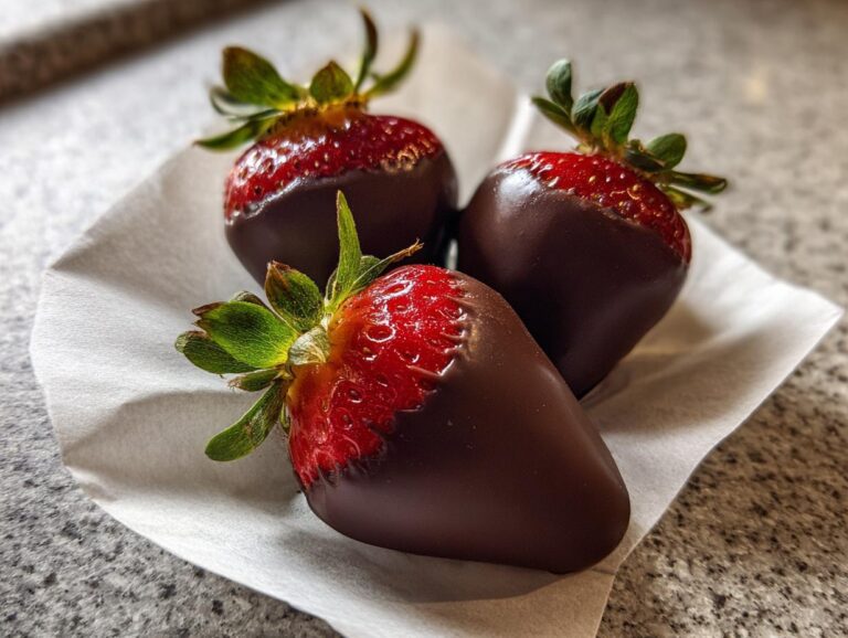 chocolate covered strawberries - Featured