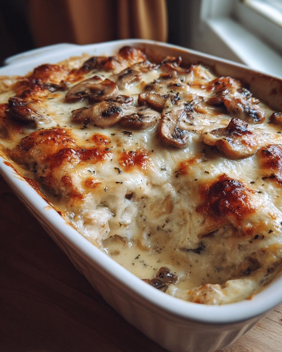 keto garlic mushroom chicken casserole - Other 3