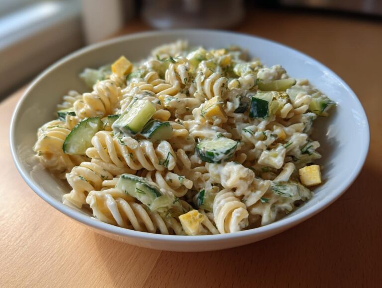 pickle pasta salad - Featured