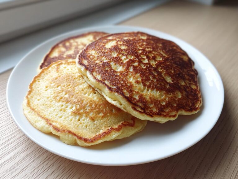sourdough discard pancakes - Featured