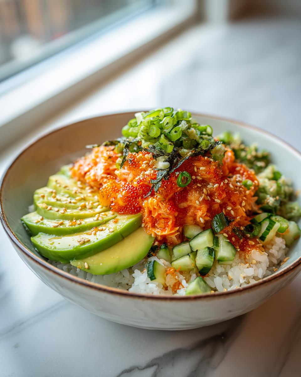 spicy crab sushi bowl - Other 3