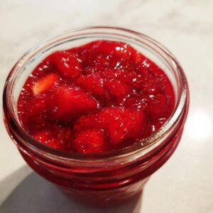 strawberry freezer jam - Tasty